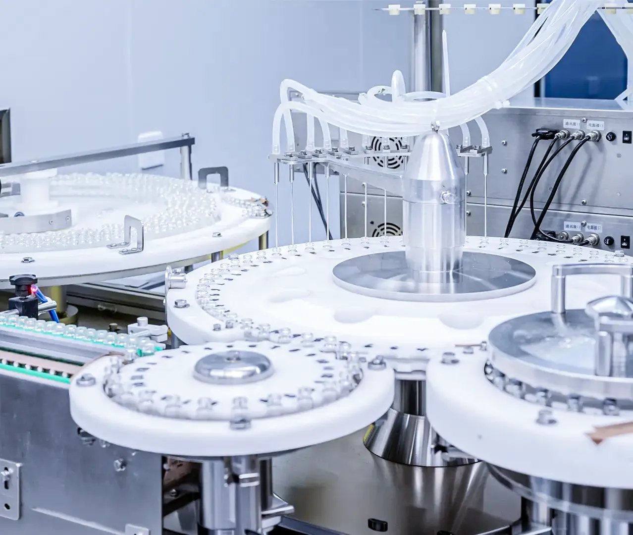Premium skincare OEM and ODM manufacturing hero scene