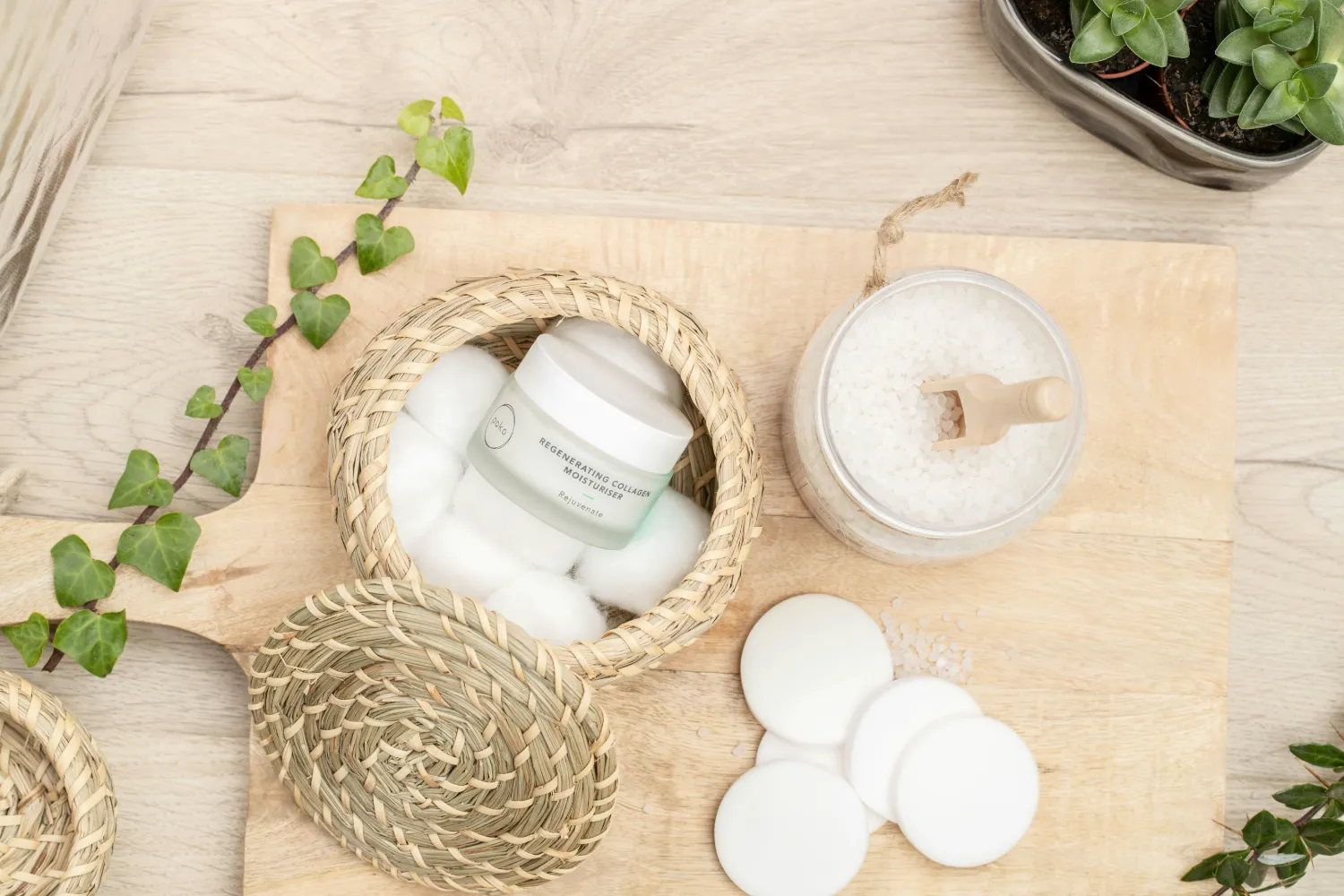 Essential oils and fragrances product display