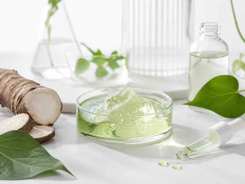 Botanical body contouring firming gel with kudzu root extract